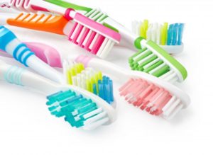 colorful toothbrushes 